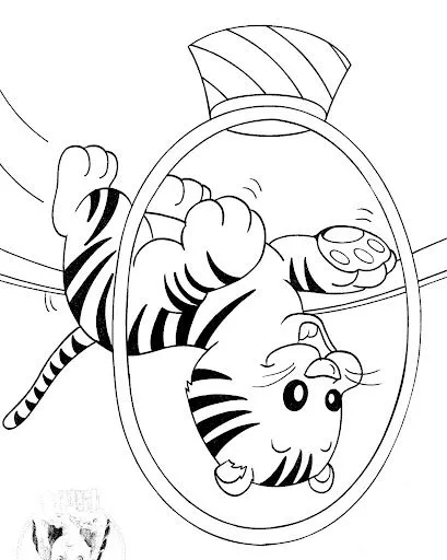 Dibujos de tigres en el circo para colorear - Imagui Dibujos de tigres en el circo para colorear - Imagui