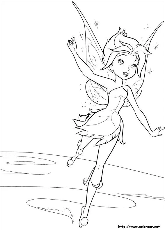 Dibujos de Tinker Bell : Hadas y piratas para colorear en Colorear.net Dibujos de Tinker Bell : Hadas y piratas para colorear en Colorear.net