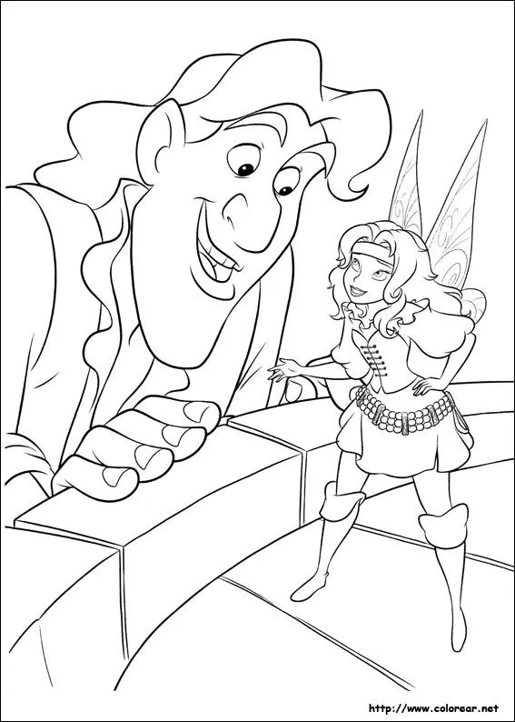 Dibujos de Tinker Bell : Hadas y piratas para colorear en Colorear.net Dibujos de Tinker Bell : Hadas y piratas para colorear en Colorear.net