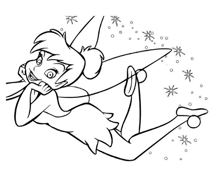 Dibujos Tinkerbell para colorear ~ Portal de Manualidades