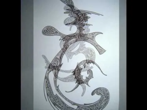 DIBUJOS CON TINTA CHINA - YouTube