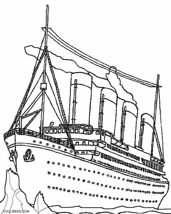 Dibujos de Titanic para colorear - Páginas para imprimir gratis Dibujos de Titanic para colorear - Páginas para imprimir gratis