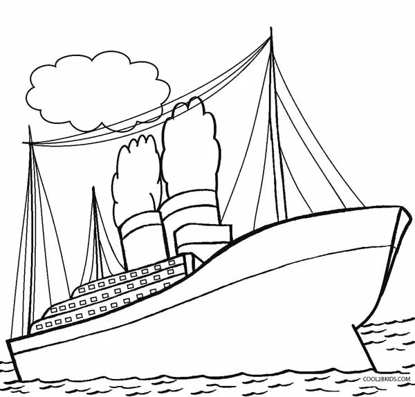 Dibujos de Titanic para colorear - Páginas para imprimir gratis Dibujos de Titanic para colorear - Páginas para imprimir gratis