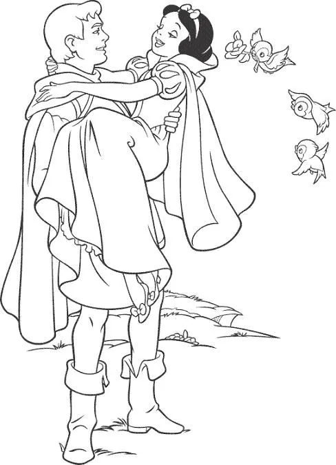 Dibujos para todo: Dibujos de Blancanieves