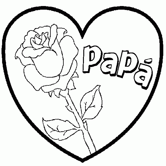 Dibujos para todo: Dibujos para colorear: día del padre