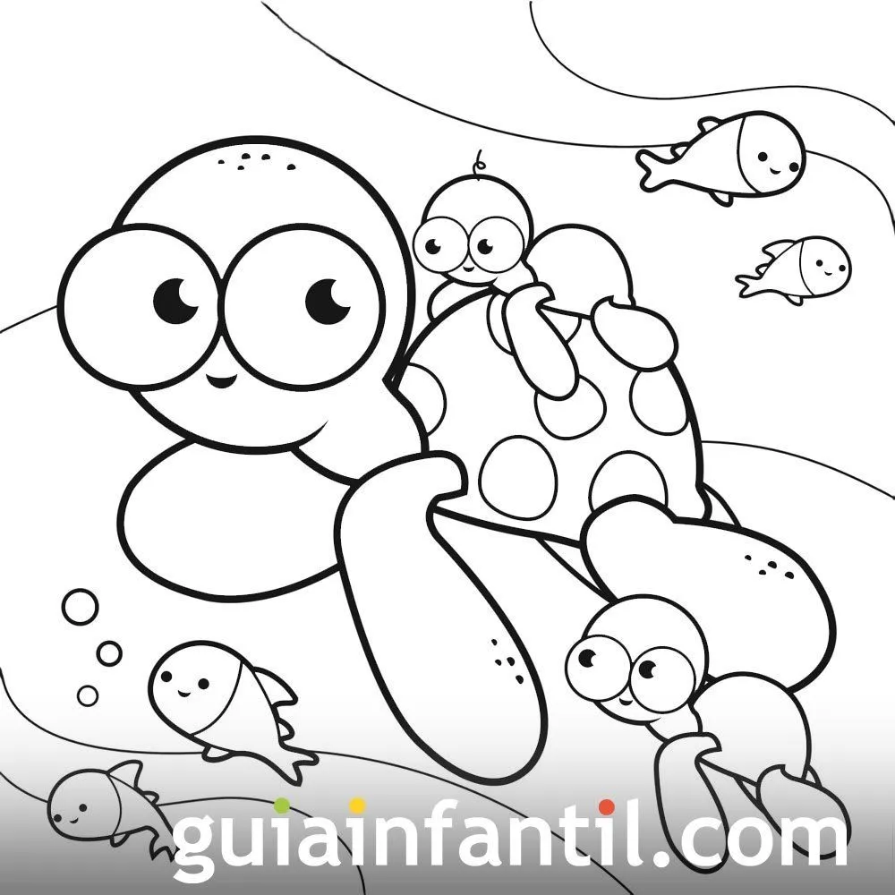 Dibujos de tortugas para imprimir y colorear Dibujos de tortugas para imprimir y colorear