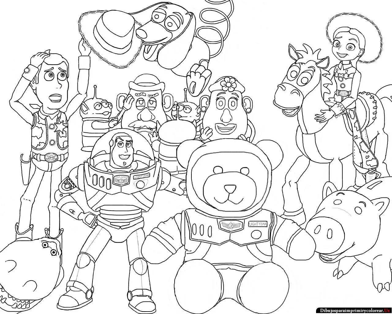 dibujos de toy story para imprimir y colorear MEMES Pictures