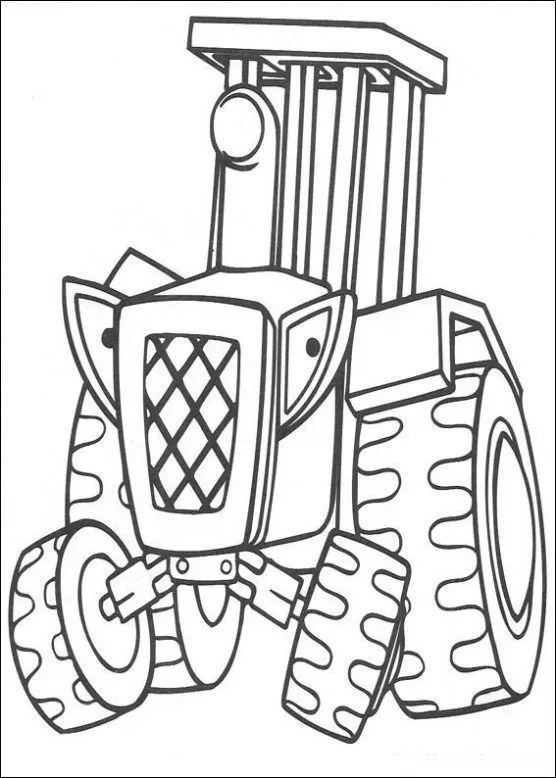 Dibujo de Tractores para colorear. Dibujos infantiles de Tractores ...