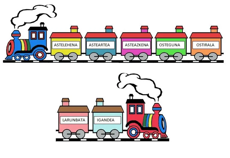 Tren con vagones dibujos - Imagui