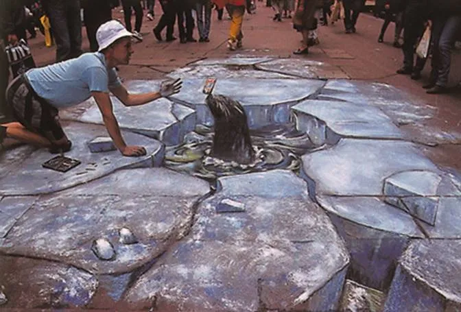 Dibujos tridimensionales en la calle | El Mundo del Vecino Dibujos tridimensionales en la calle | El Mundo del Vecino