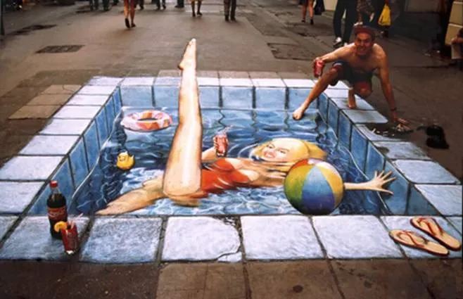 Dibujos tridimensionales en la calle | El Mundo del Vecino Dibujos tridimensionales en la calle | El Mundo del Vecino