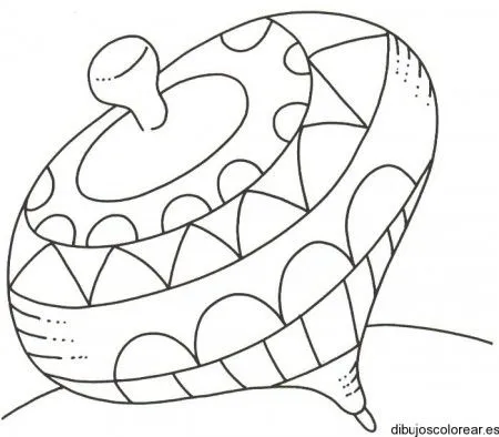Dibujos de trompo para colorear - Imagui
