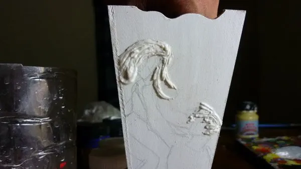 Creación Artesanal Trupan manualidades con porta lapiceros 01