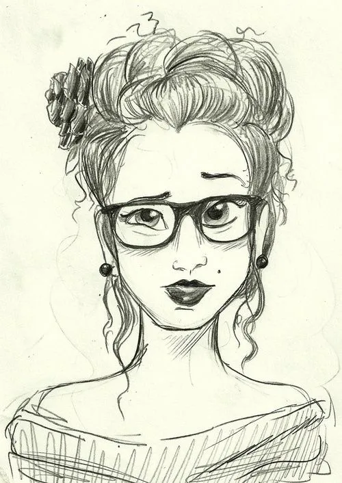 dibujos tumblr hipster a lapiz - Buscar con Google | DIBUJOS ...