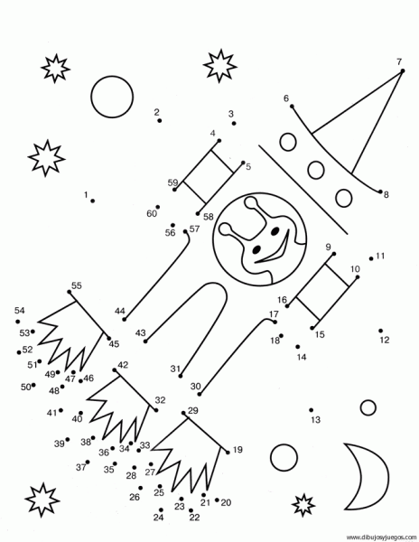 dibujos-uniendo-puntos-numeros-008 | Dibujos y juegos, para pintar ...