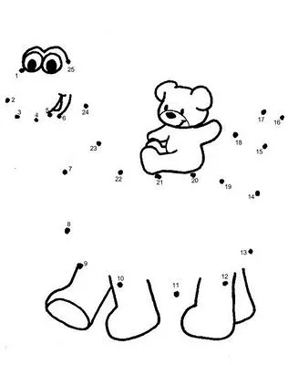 Dibujos para unir con numeros - Imagui