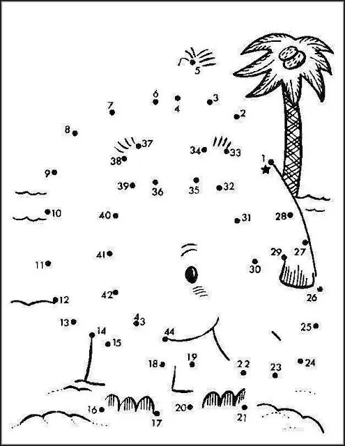 Dibujos para unir puntos del 1 al 30 - Imagui Dibujos para unir puntos del 1 al 30 - Imagui