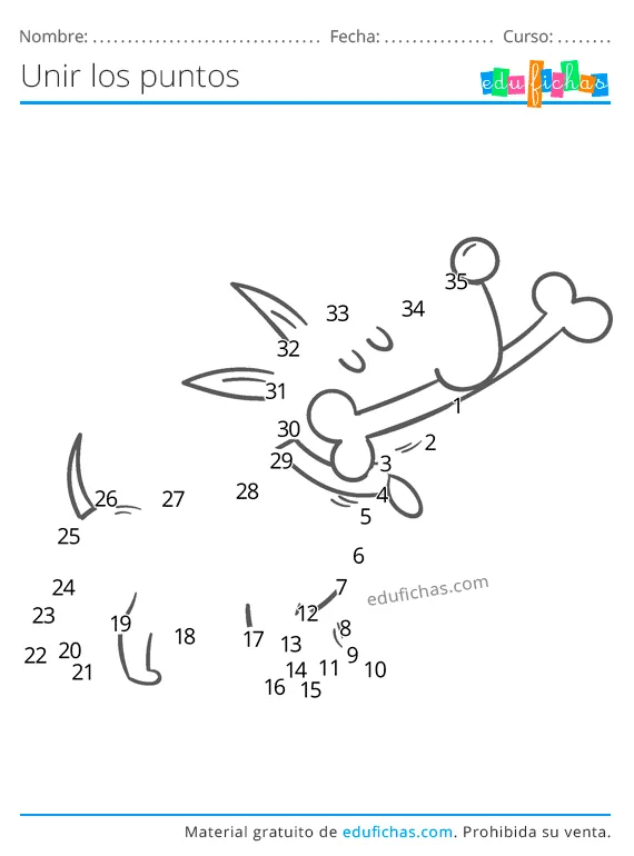 Dibujos de Unir los Puntos. Descargar Fichas en PDF Gratis. Dibujos de Unir los Puntos. Descargar Fichas en PDF Gratis.