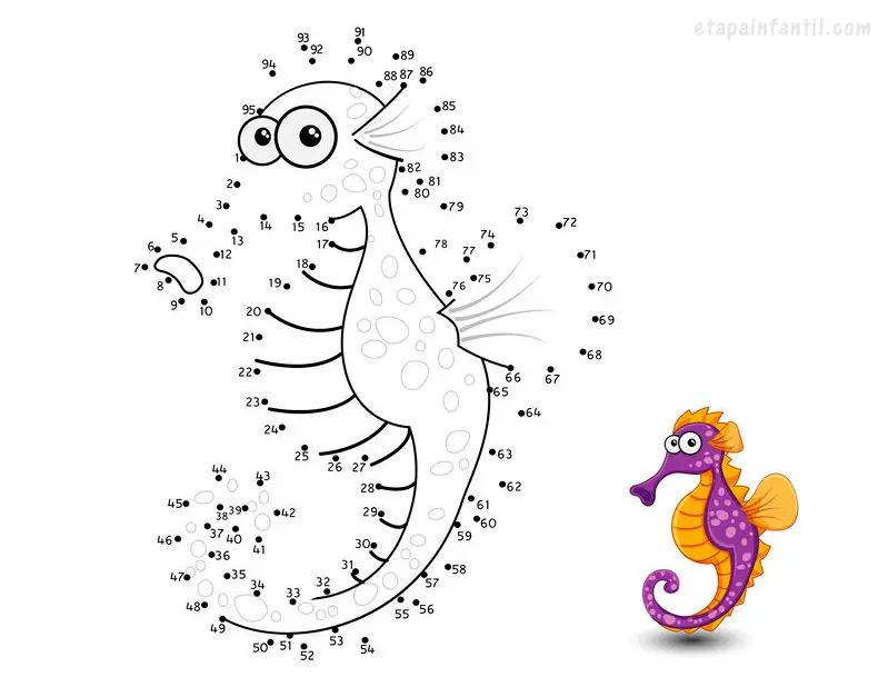 Dibujos de unir puntos para imprimir y jugar con los niños - Etapa Infantil Dibujos de unir puntos para imprimir y jugar con los niños - Etapa Infantil