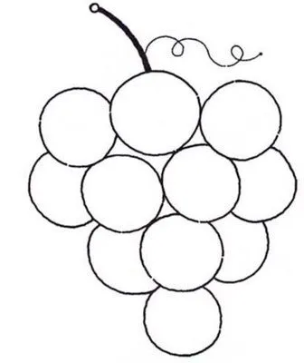 RACIMOS DE UVA PARA COLOREAR | Dibujos para colorear RACIMOS DE UVA PARA COLOREAR | Dibujos para colorear