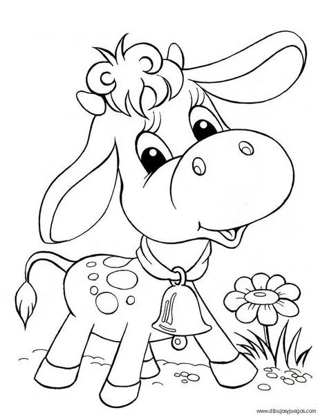dibujo-de-vaca-055 | Dibujos y juegos, para pintar y colorear dibujo-de-vaca-055 | Dibujos y juegos, para pintar y colorear