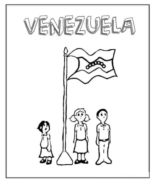 Dibujos de Venezuela para colorear, descargar e imprimir | Colorear imágenes Dibujos de Venezuela para colorear, descargar e imprimir | Colorear imágenes