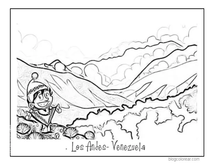 Dibujos de Venezuela para niños en color y para colorear - Colorear dibujos infantiles Dibujos de Venezuela para niños en color y para colorear - Colorear dibujos infantiles
