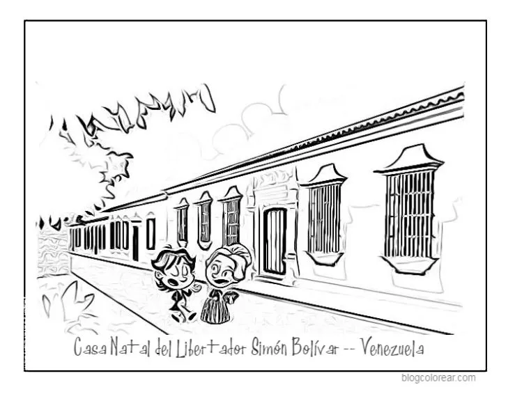 Dibujos de Venezuela para niños en color y para colorear - Colorear dibujos infantiles Dibujos de Venezuela para niños en color y para colorear - Colorear dibujos infantiles