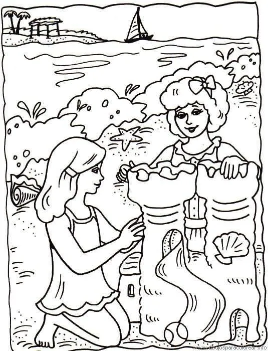 Dibujos de verano para imprimir y colorear :: Dibujos gratis de la ... Dibujos de verano para imprimir y colorear :: Dibujos gratis de la ...