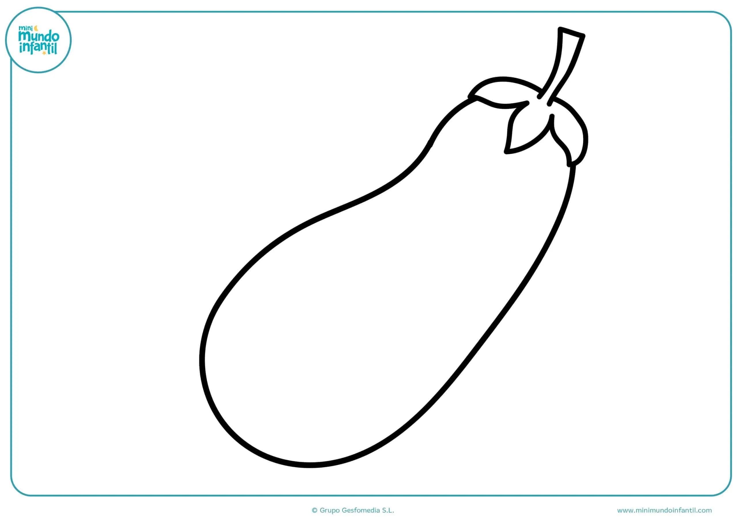 Dibujos de verduras para colorear - Mundo Primaria