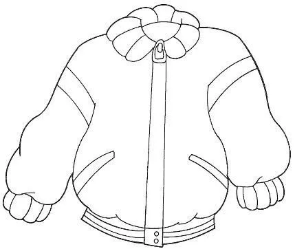DIBUJOS DE VESTIDOS Y ACCESORIOS DE ROPA PARA COLOREAR