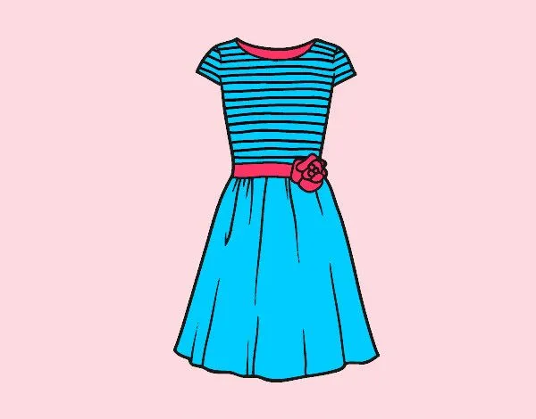 Dibujos de Vestidos para Colorear - Dibujos.net