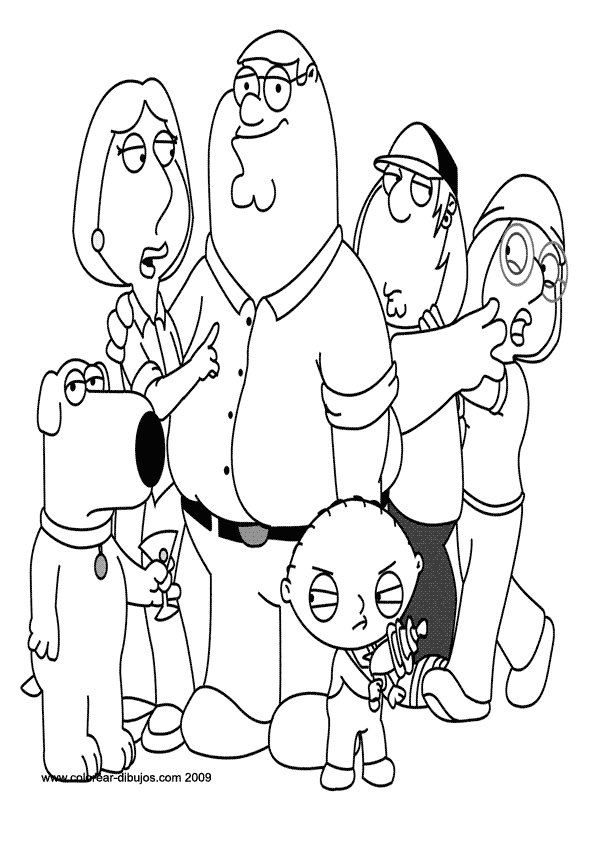 Dibujos Para Colorear De Familia