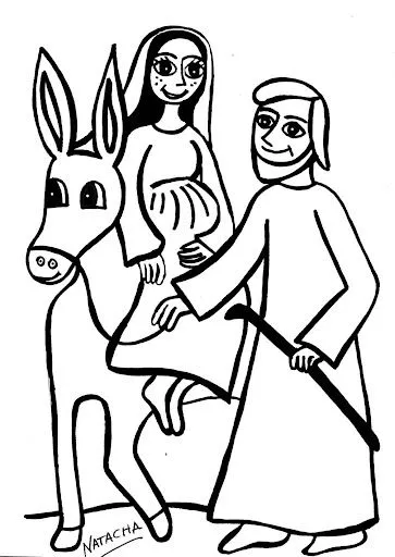 DIBUJOS DE LA VIDA DE LA VIRGEN MARIA | Dibujos para colorear DIBUJOS DE LA VIDA DE LA VIRGEN MARIA | Dibujos para colorear