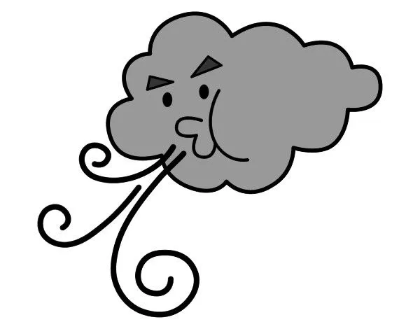 Dibujos de El viento para Colorear - Dibujos.net Dibujos de El viento para Colorear - Dibujos.net