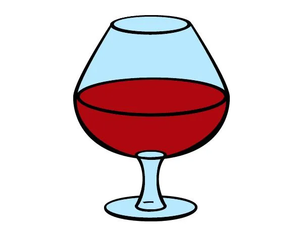 Dibujos de Vino para Colorear - Dibujos.net