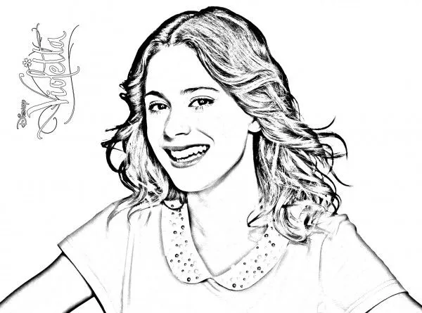 Dibujos de Violetta para pintar | Colorear imágenes