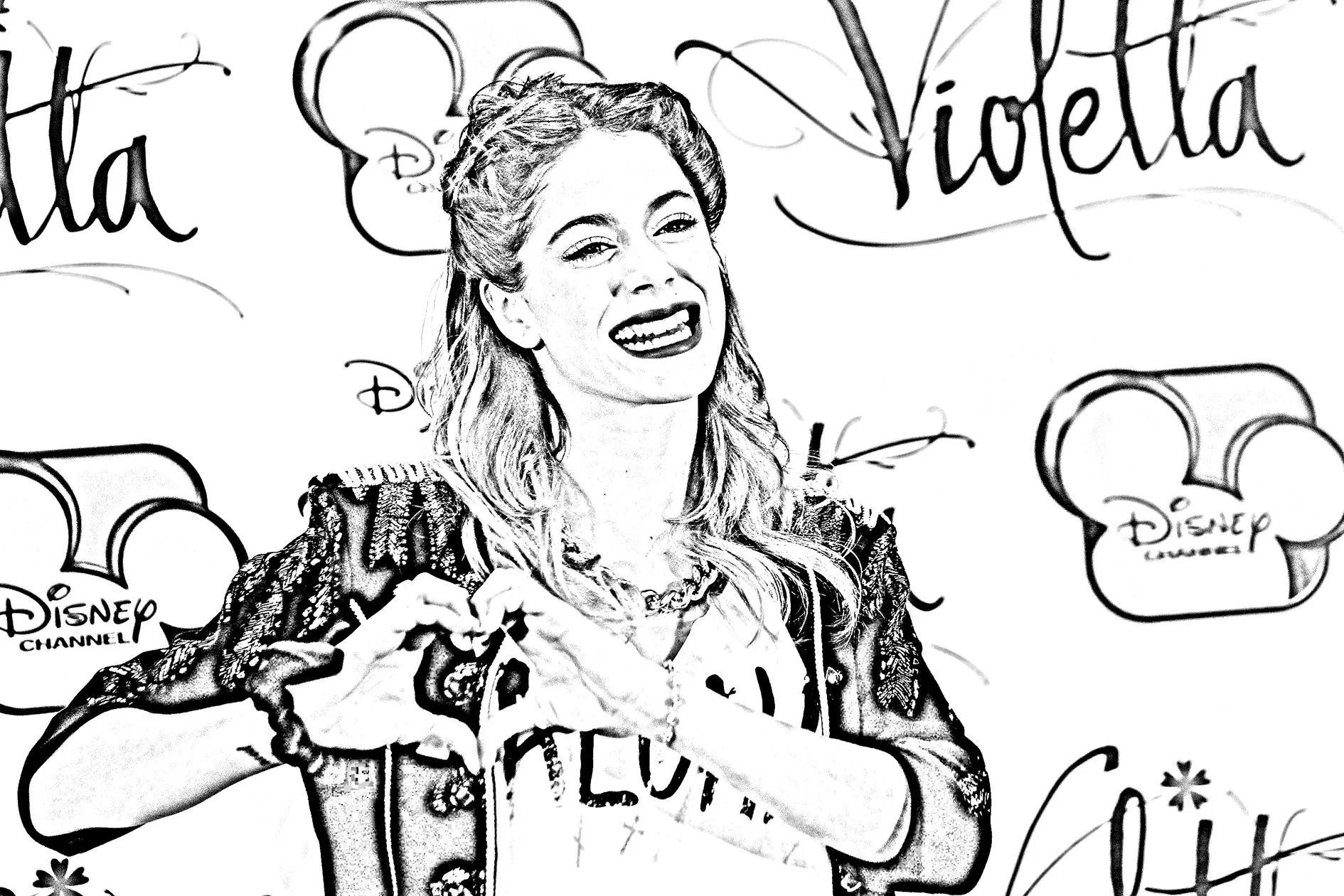 Dibujos de Violetta para pintar | Colorear imágenes