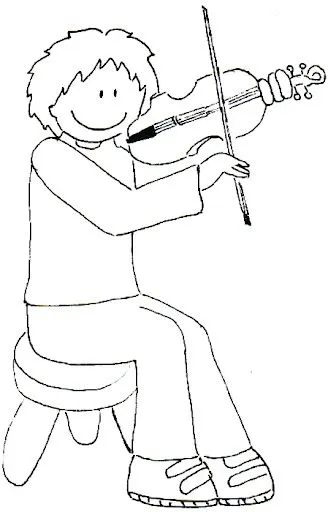 DIBUJOS DE VIOLIN PARA COLOREAR | FICHAS PARA PINTAR | DIBUJOS ...