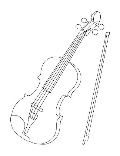 DIBUJOS DE VIOLINES PARA COLOREAR | Dibujos para colorear DIBUJOS DE VIOLINES PARA COLOREAR | Dibujos para colorear