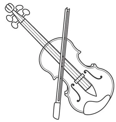 DIBUJOS DE VIOLINES PARA COLOREAR | Dibujos para colorear DIBUJOS DE VIOLINES PARA COLOREAR | Dibujos para colorear