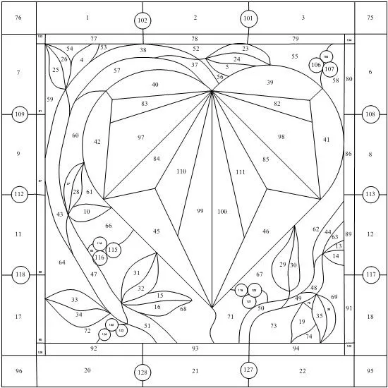 Dibujos para vitrales de flores - Imagui