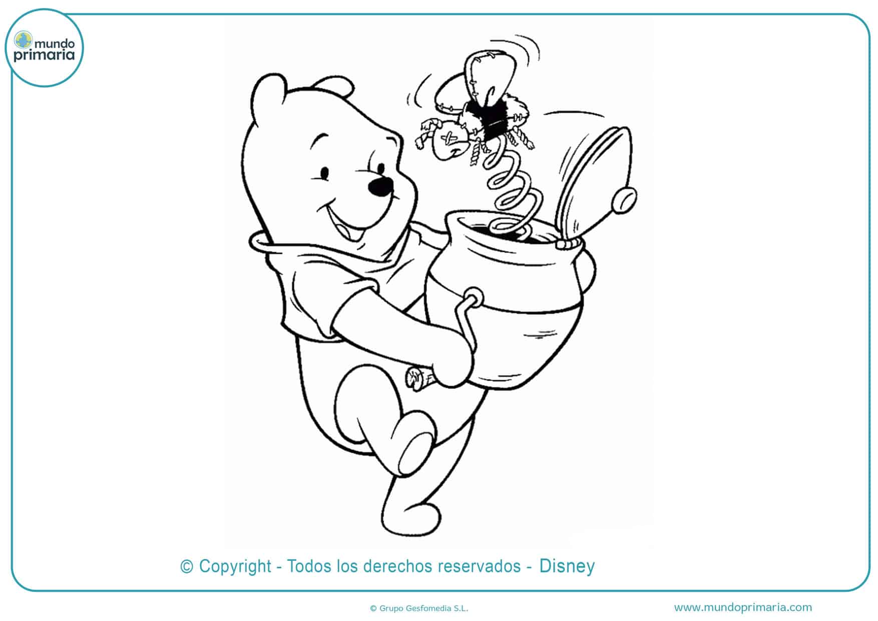 ⇨ Dibujos de Winnie Pooh para Colorear (Imprimir y Listo) ⇨ Dibujos de Winnie Pooh para Colorear (Imprimir y Listo)