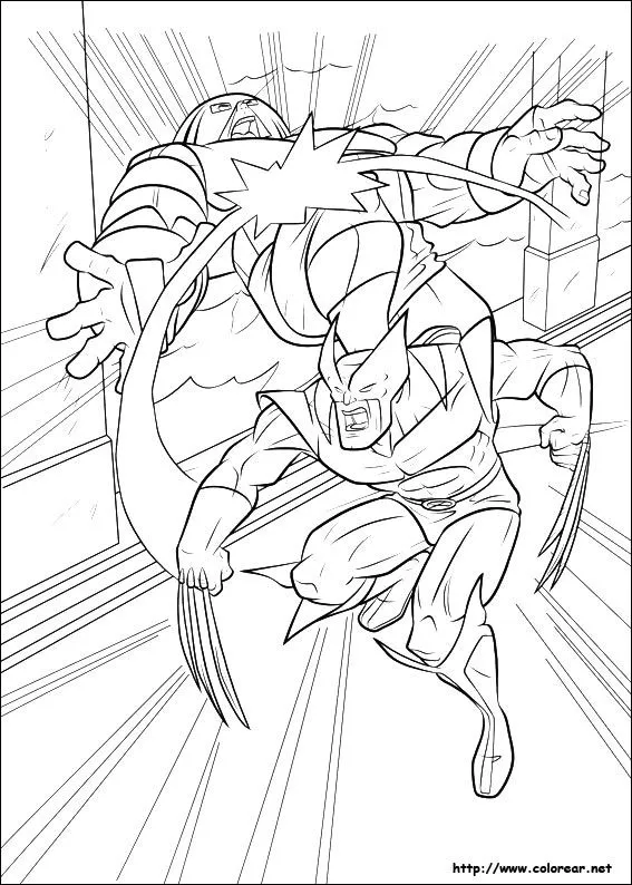 Dibujos de X-Men para colorear en Colorear.net