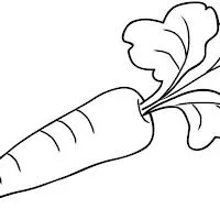 DIBUJOS DE ZANAORIAS PARA COLOREAR DIBUJOS DE ZANAORIAS PARA COLOREAR