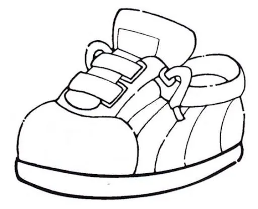 Zapatos para colorear e imprimir - Imagui