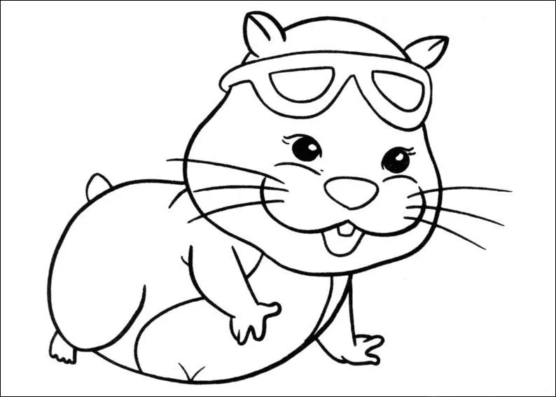 Dibujos de Zhu Zhu Pets para colorear