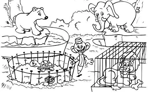 COLOREAR ZOOLOGICO | FICHAS PARA PINTAR | DIBUJOS PARA PINTAR COLOREAR ZOOLOGICO | FICHAS PARA PINTAR | DIBUJOS PARA PINTAR