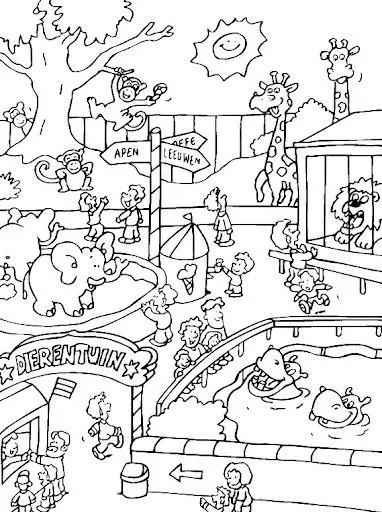 COLOREAR ZOOLOGICO | FICHAS PARA PINTAR | DIBUJOS PARA PINTAR COLOREAR ZOOLOGICO | FICHAS PARA PINTAR | DIBUJOS PARA PINTAR
