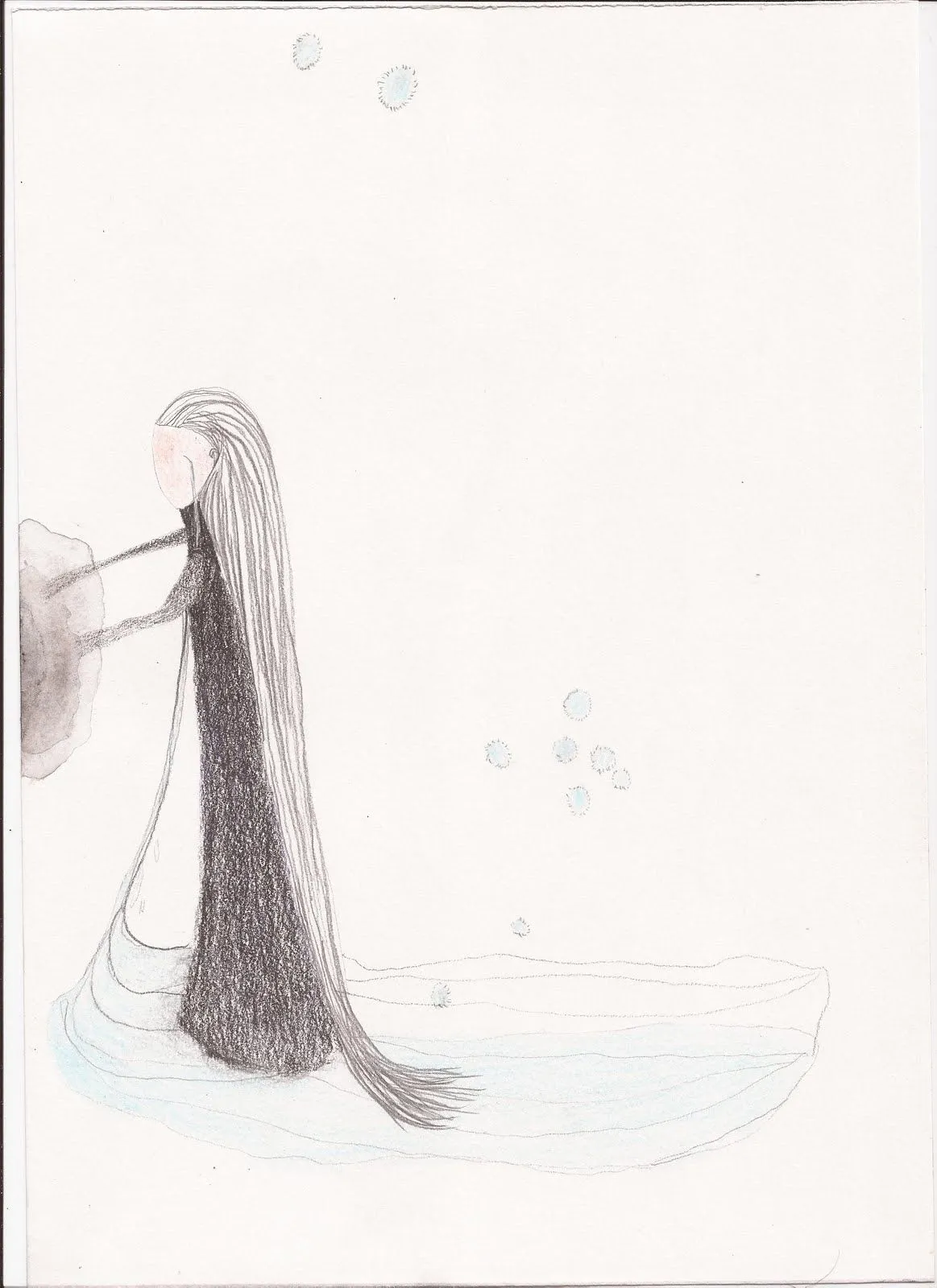 dibujosdeinvierno: Los dibujos de la llorona dibujosdeinvierno: Los dibujos de la llorona